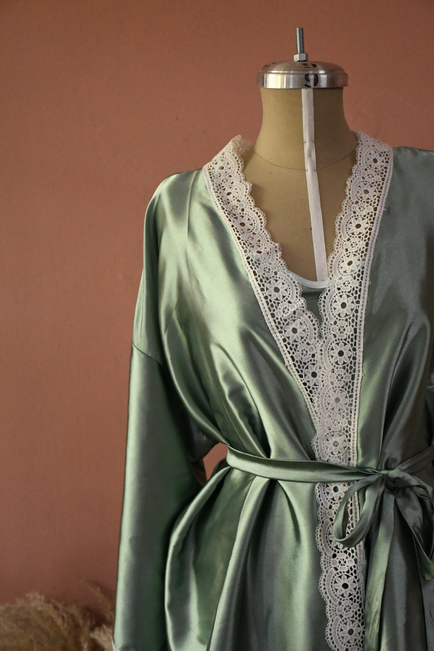 Lunada Set de Bata + Slip Dress