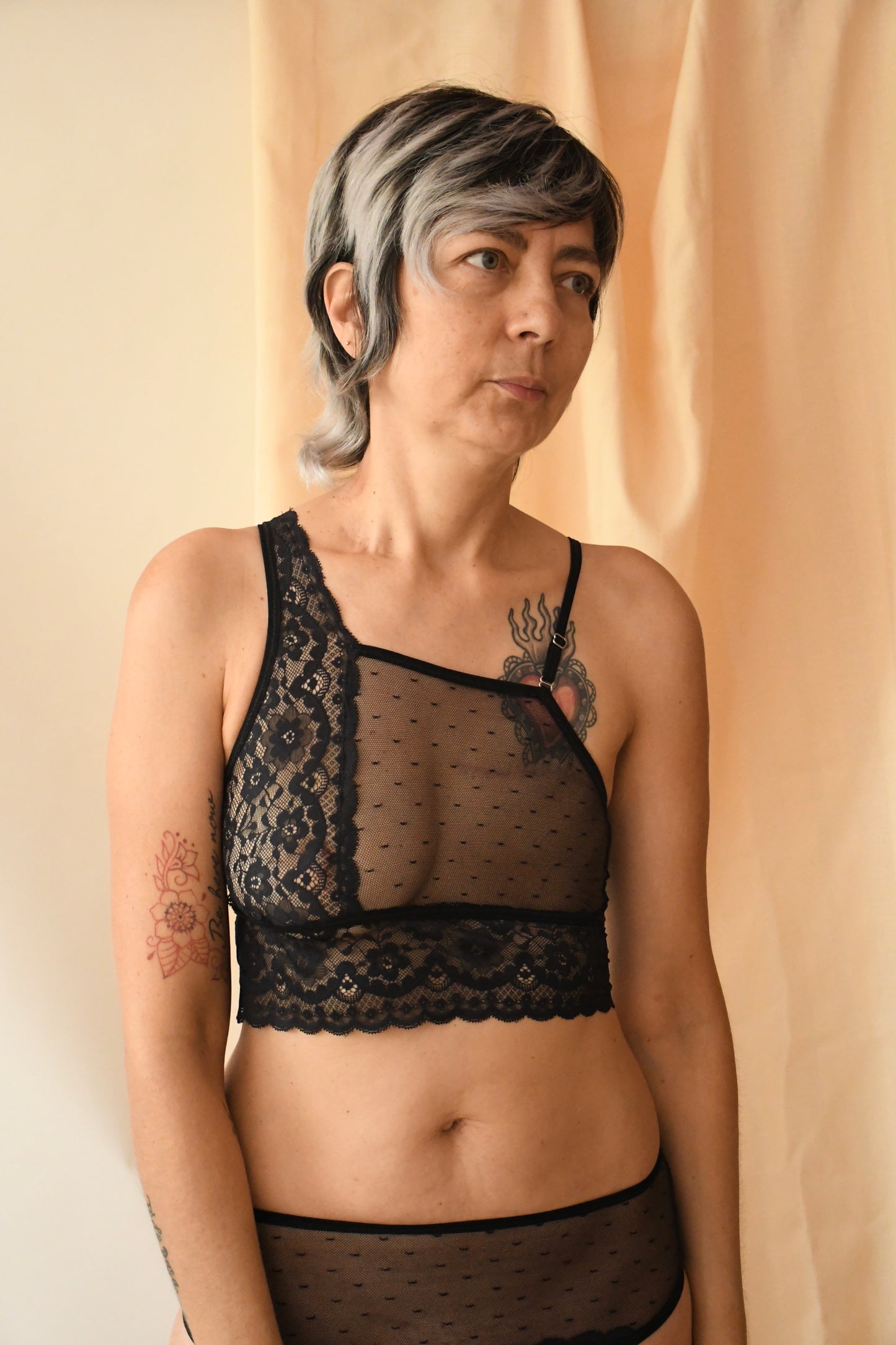 Top Lace-Mesh Unichichi Karla