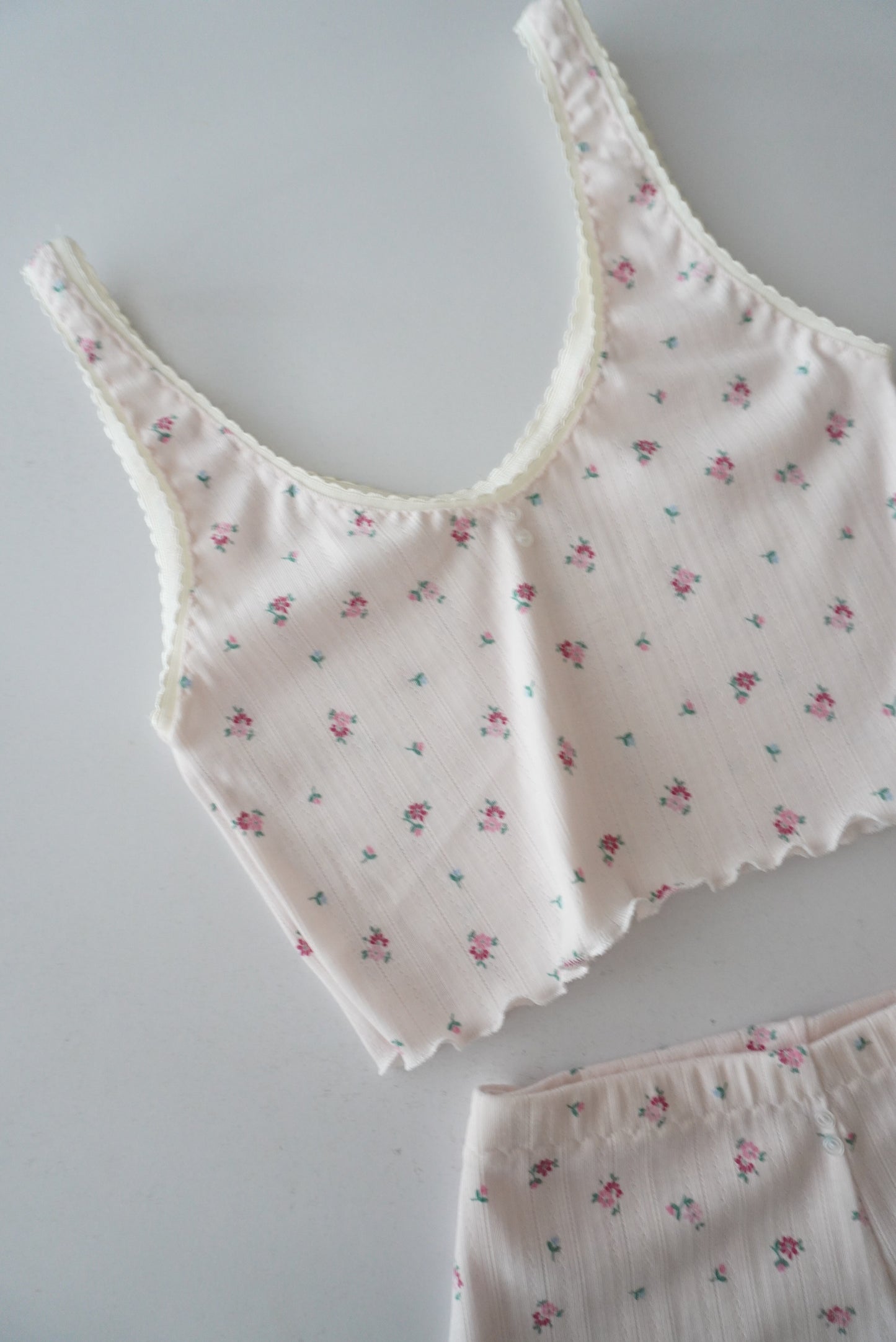 summer tank top + shortie