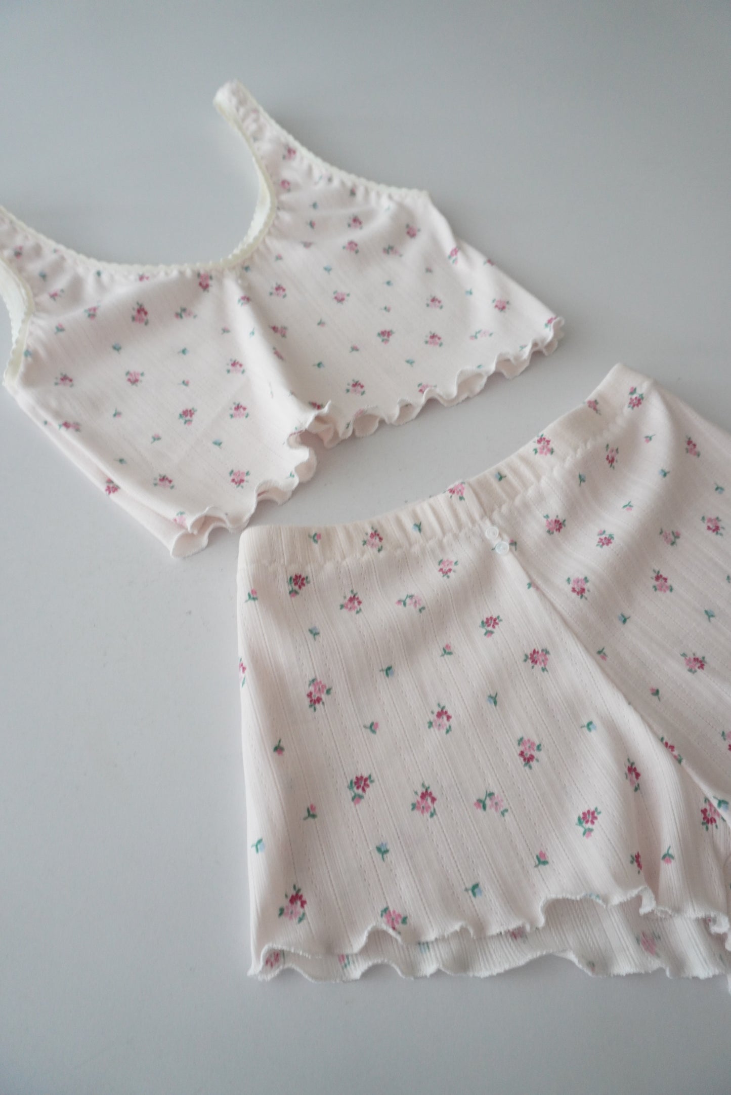 summer tank top + shortie