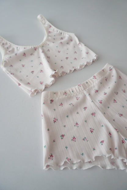summer tank top + shortie