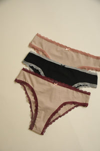3-Pack de Panties Algodón