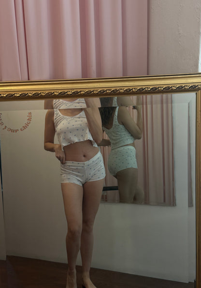 summer tank top + shortie
