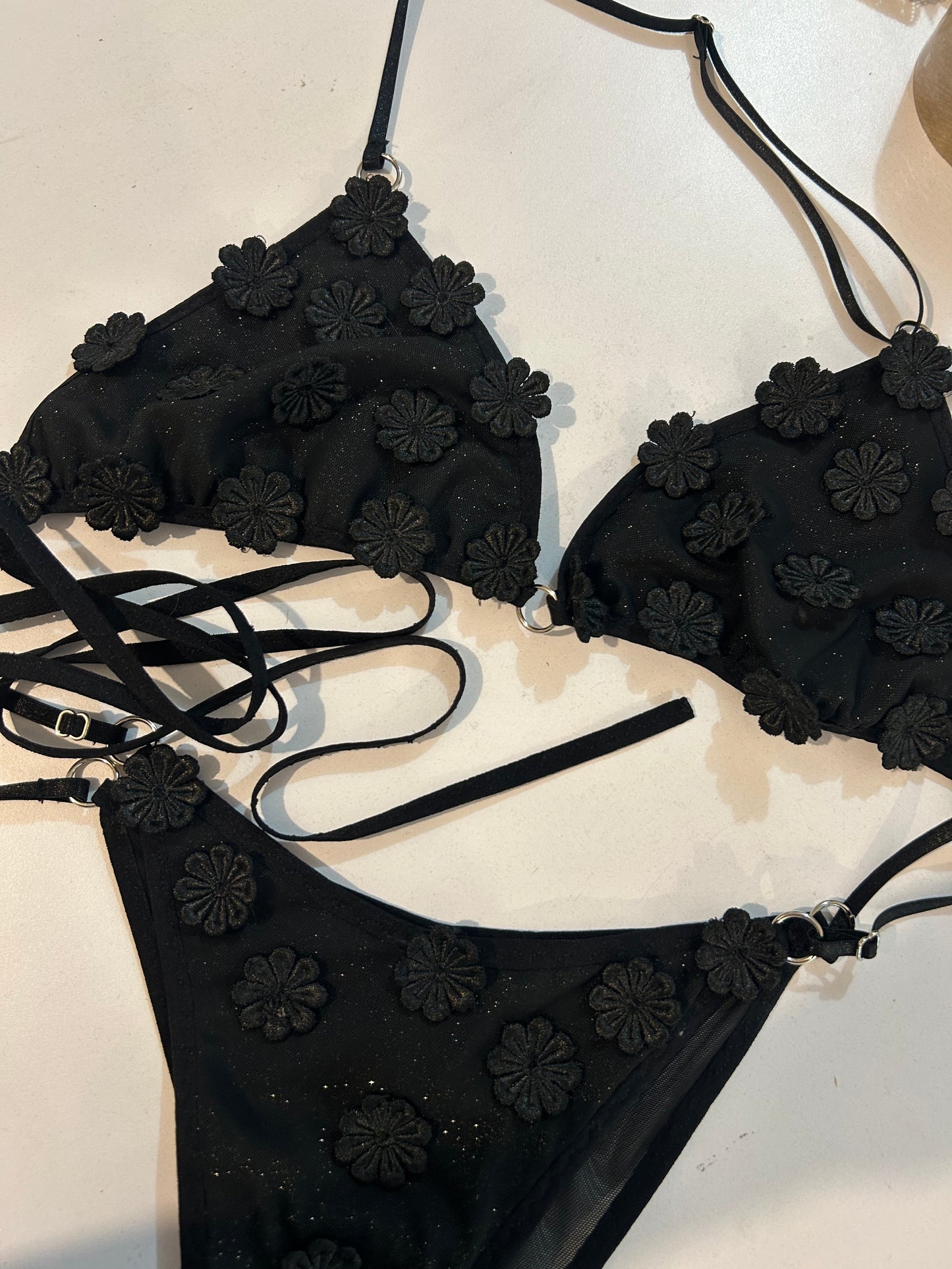 Daisies Set -negro-