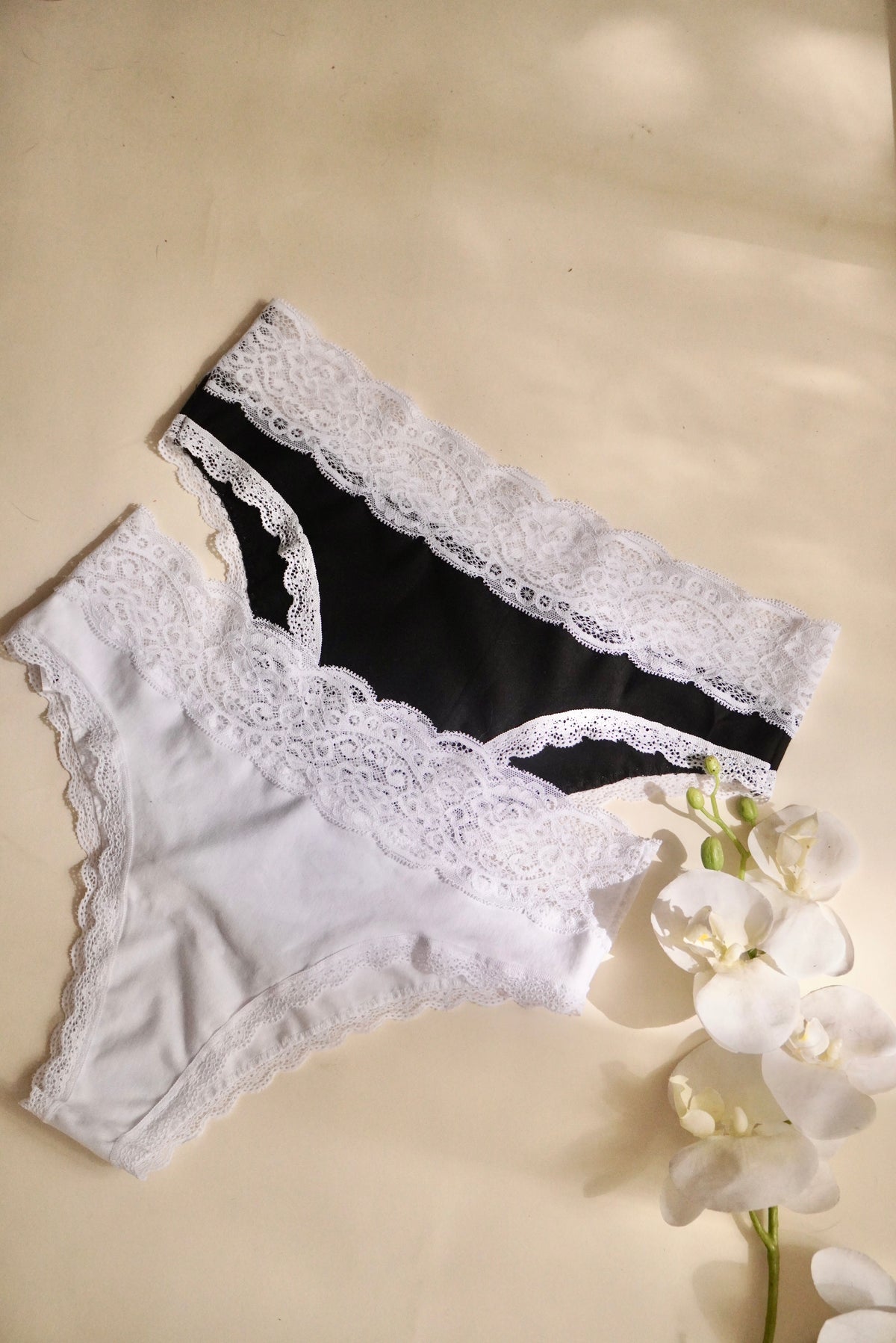 2 Pack Cotton-Lace Panties